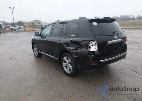 2012 Toyota Highlander Limited V6 from USA, damaged, VIN 5TDDK3EH2CS102087